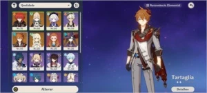 Childe, Diluc, Qiqi, Jean c1, Mona, Aloy + Arco de Amos - Genshin Impact