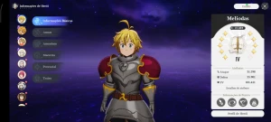Conta upada com skins - Seven Deadly Sins