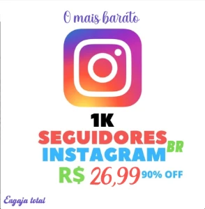 1K SEGUIDORES BRASILEIROS INSTAGRAM - Redes Sociais