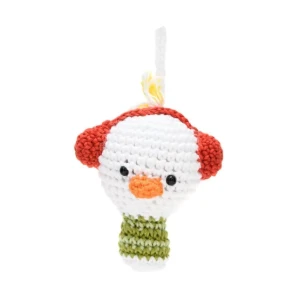 Enfeite de Natal boneco de neve em amigurumi - Artesanato e Personalizados