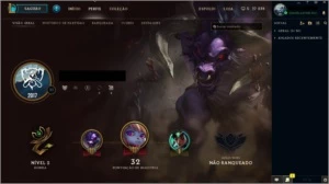 Conta LVL 30 (Unranked) (2 Skins) - League of Legends LOL