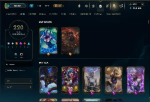 Unranked com TODOS os Champs e 220 Skins +5 Prestigios - League of Legends LOL