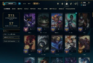 Platina 3 com 120 Champs e 45 Skins +3 Prestigios + 1355 RP - League of Legends LOL
