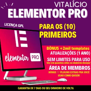 Elementor Pro Vitálicio - Outros