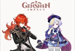 Conta com Diluc e Qiqi + 4* Bons (AR35) - Genshin Impact