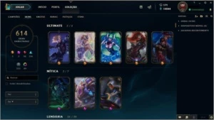 CONTA LEAGUES OF LEGENDS 614 SKINS, FULL CHAMPION - League of Legends LOL