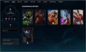 CONTA LOL DIAMANTE IV 78% WINRATE 605 DE RP - League of Legends