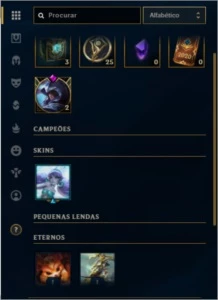 CONTA LOL DIAMANTE IV 78% WINRATE 605 DE RP - League of Legends