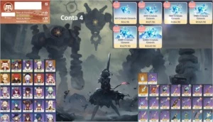 ar 51 klee diluc mona keqing Arma 5* Banner Garantido - Genshin Impact