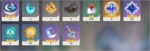 Conta Genshin ar55 Xiao, Zhongli, Diluc, Venti, etc - Genshin Impact