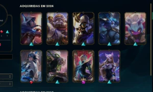 conta mestre com kayle prestígio - League of Legends LOL