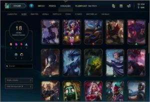 conta platina 4 - League of Legends LOL