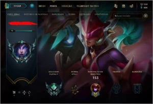 conta platina 4 - League of Legends LOL