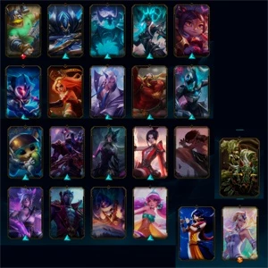 CONTA RIOT, LOL COM MUITAS SKINS E VALORANT PLAT 2 COM FACA! - League of Legends
