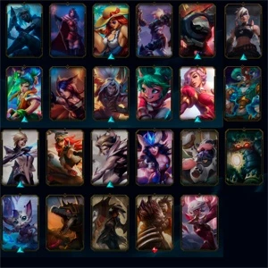 CONTA RIOT, LOL COM MUITAS SKINS E VALORANT PLAT 2 COM FACA! - League of Legends