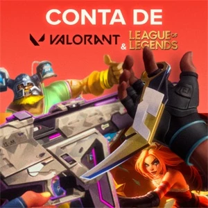 CONTA RIOT, LOL COM MUITAS SKINS E VALORANT PLAT 2 COM FACA! - League of Legends