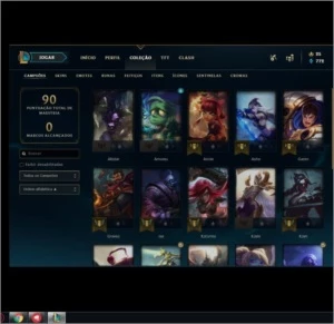 Conta league of legends barata LOL