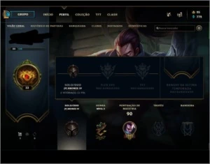 Conta league of legends barata LOL