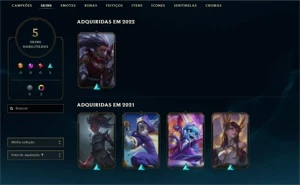 CONTA PLATINA MAIS BARATA DO SITE - League of Legends LOL