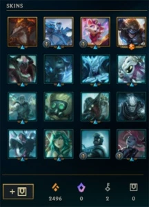PLATINA, 10k EA, 18 SKINS - LEAGUE OF LEGENDS, LOL, SMURF