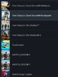 Conta Epic Games + Ubisoft com 93 Jogos