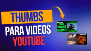 Thumbs para canal do YouTube - Serviços Digitais