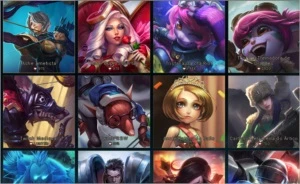 Conta Ouro 5 ótimo mmr 67 champions 18 skins - League of Legends LOL