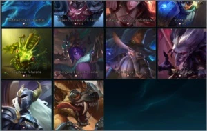 Conta Ouro 5 ótimo mmr 67 champions 18 skins - League of Legends LOL