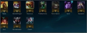 Conta Ouro 5 ótimo mmr 67 champions 18 skins - League of Legends LOL