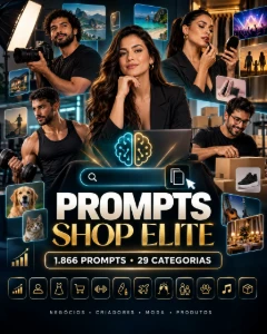 Prompts Shop Elite - Inteligência Artificial