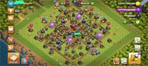 CLASH OF CLANS CV10 BARATO (5 CONSTRUTORES) QUASE FULL