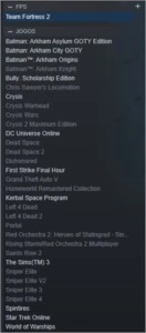 Conta Steam com 33 jogos