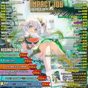 Impact Job- Pacote promocional rota de bau no - Genshin Impact