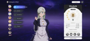 Conta 7DS Origin end game - Seven Deadly Sins