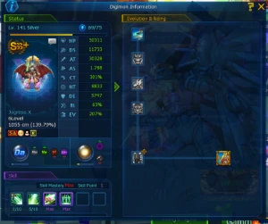 Mid/End-game 8 SSS+ / 8 SSS Mira Full - Digimon Masters Online DMO