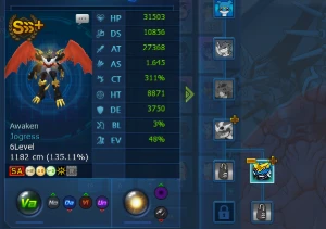 Mid/End-game 8 SSS+ / 8 SSS Mira Full - Digimon Masters Online DMO