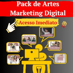 Pack Canva para Marketing Digital Vol. 1 com 25 Artes - Outros