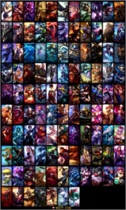 Vendo Conta Unranked Com Borda GOLD Todos Champs e 106 Skins - League of Legends LOL