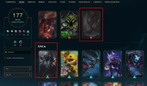 [Conta Br] Dima 4 [Soloq]+skins+ Mmr Bufado - League of Legends LOL