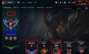 [Conta Br] Dima 4 [Soloq]+skins+ Mmr Bufado - League of Legends LOL