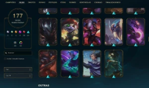 [Conta Br] Dima 4 [Soloq]+skins+ Mmr Bufado - League of Legends LOL