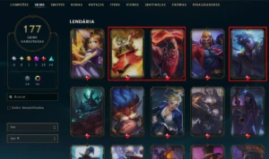 [Conta Br] Dima 4 [Soloq]+skins+ Mmr Bufado - League of Legends LOL