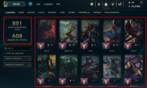 [Conta Br] Dima 4 [Soloq]+skins+ Mmr Bufado - League of Legends LOL