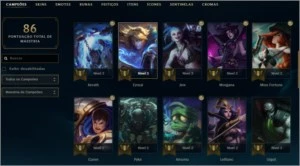 Conta de lol - League of Legends