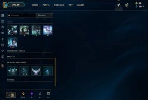 Conta league of legends gold 2 115champions LOL