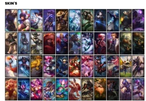 Conta Unranked com TODOS os champs e 75 Skins - League of Legends LOL