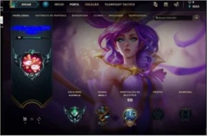 Conta platina  2 lol - League of Legends
