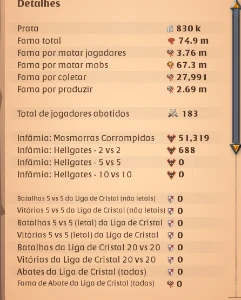 Conta albion t8 em pesca + skins - Albion Online