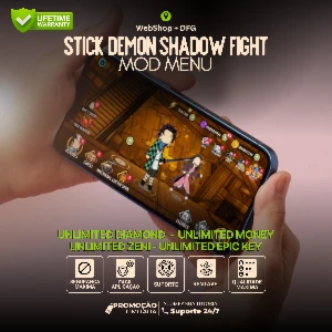 Stick Demon Shadow Fight v2.1 MOD APK [Unlimited Money/Gems]