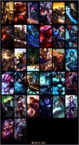 CONTA DE LEAGUE OF LEGENDS TODOS OS CAMPEÕES LOL